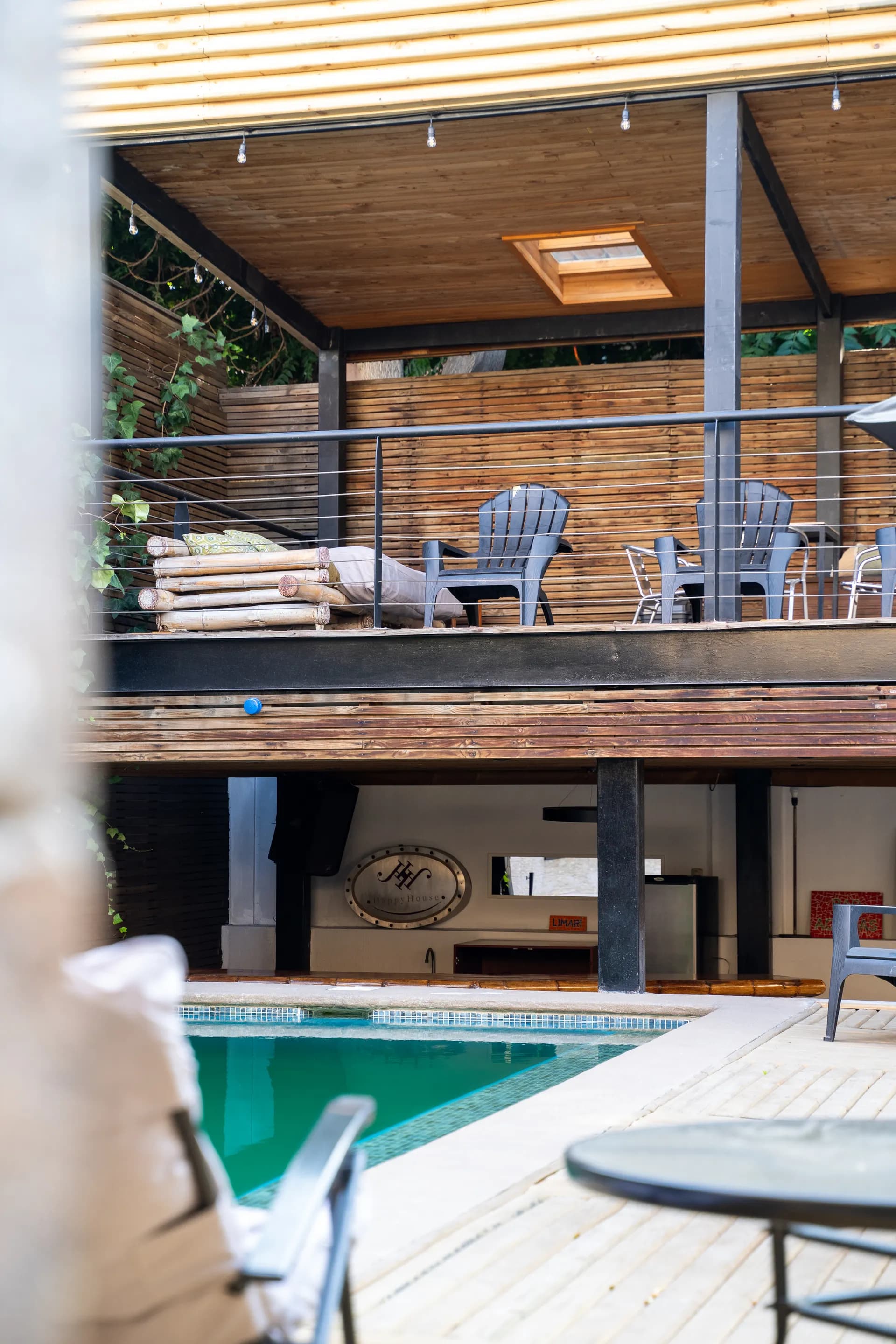 Jardin y Patio at Happy Hostel Santiago — photo 28